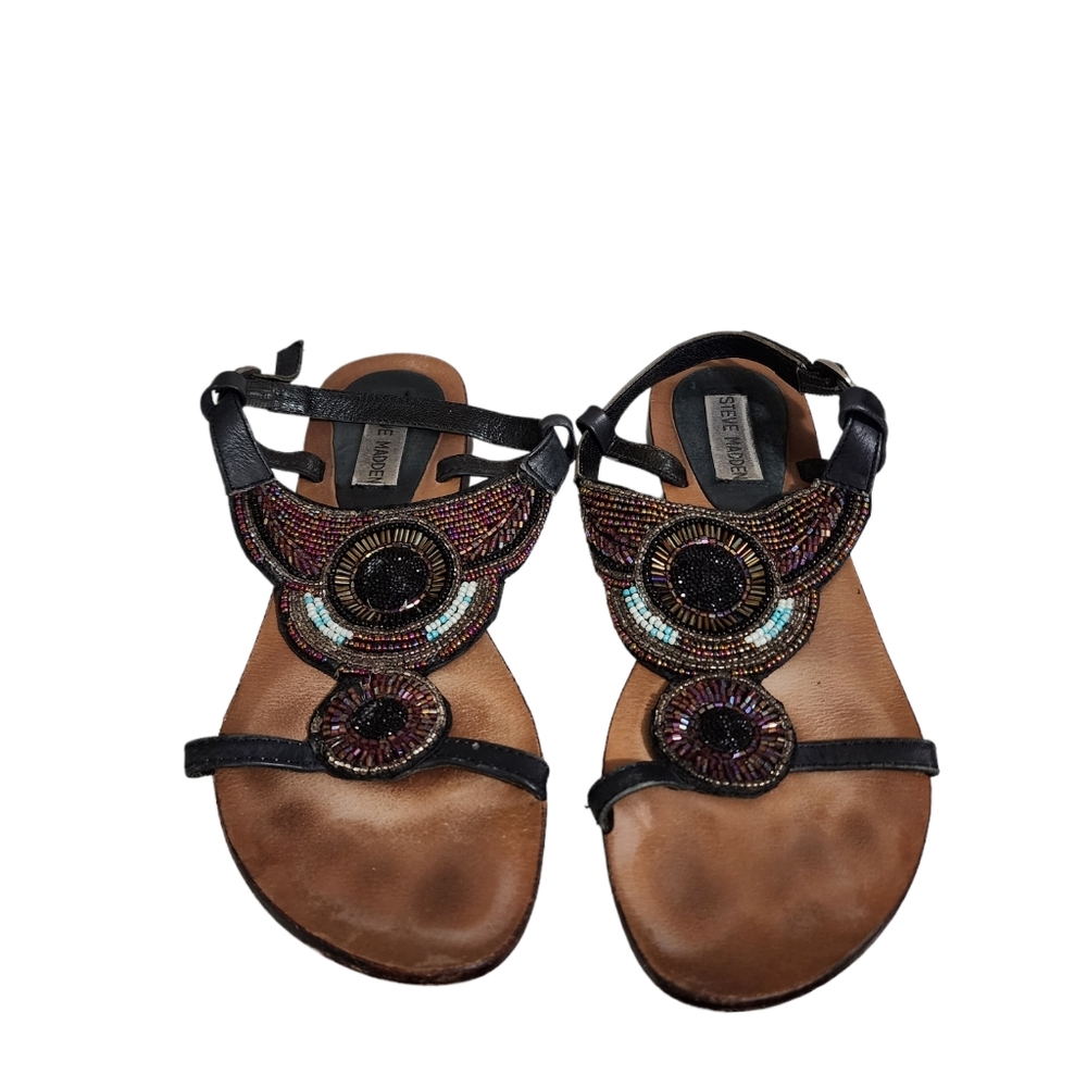 Steve Madden Bejeweled Sandals, Size 8